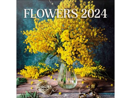 KALENDÁŘ 2024|OSTATNÍ  FLOWERS (30 x 30|60 cm) SQ 16M