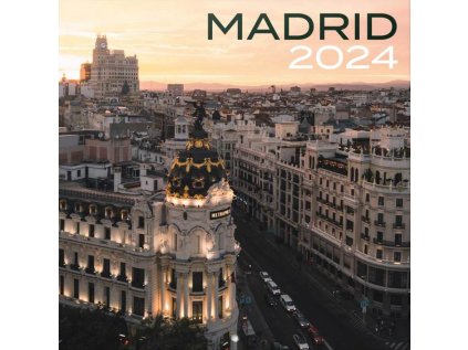 KALENDÁŘ 2024|CESTOVÁNÍ  MADRID (30 x 30|60 cm) SQ 16M