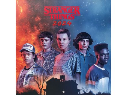 KALENDÁŘ 2024|FILM  STRANGER THINGS (30 x 30|60 cm) SQ