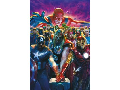 PLAKÁT 61 x 91,5 cm|MARVEL|AVENGERS  10 BY ALEX ROSS