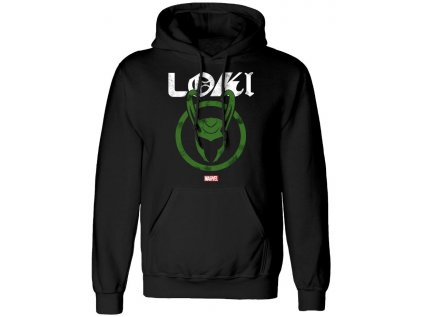 MIKINA PÁNSKÁ S KAPUCÍ|MARVEL  LOKI|DISTRESSED LOGO (2XL)