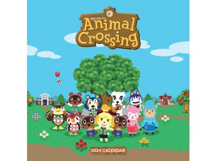 KALENDÁŘ 2024|PC HRY  ANIMAL CROSSING (30,5 x 30,5 cm)