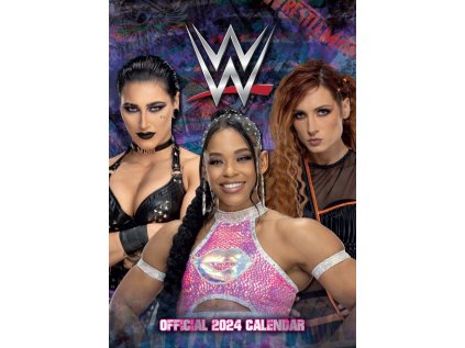 KALENDÁŘ 2024|SPORT  WWE WOMEN (29,7 x 42 cm)