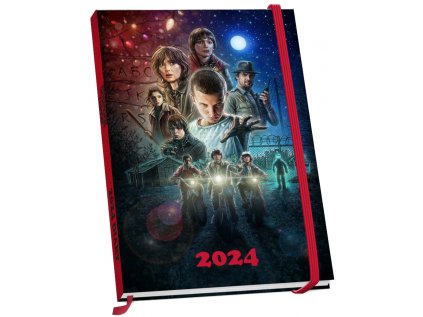 DIÁŘ 2024 A5|NETFLIX  STRANGER THINGS (15,6 x 21,2 cm)