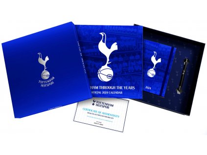 KALENDÁŘ 2024 DÁRKOVÝ SET|FOTBAL  TOTTENHAM FC|KALENDÁŘ-DIÁŘ-PROPISKA