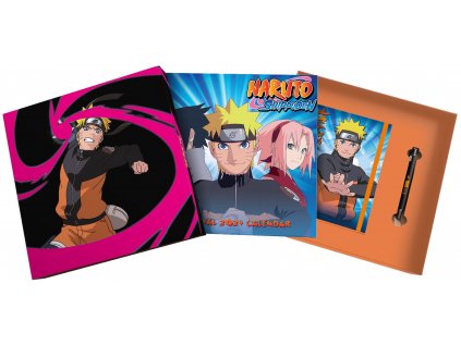 KALENDÁŘ 2024 DÁRKOVÝ SET|KOMIKS  NARUTO|KALENDÁŘ-DIÁŘ-PERO