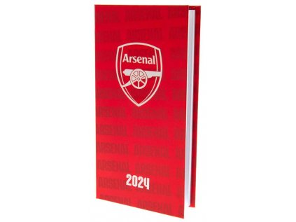 DIÁŘ 2024 SLIM|FOTBAL  ARSENAL FC (8,3 x 16,4 cm)