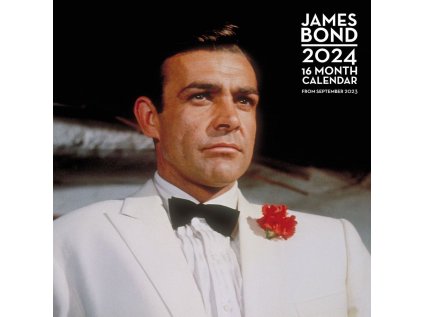 KALENDÁŘ 2024|FILM  JAMES BOND (30 cm x 30|60 cm) SQ 16