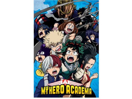 PLAKÁT 61 x 91,5 cm  MY HERO ACADEMIA|COBALT BLAST GROUP