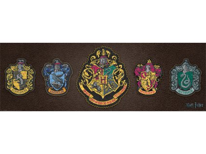 PLAKÁT 30,5 x 91,5 cm|HARRY POTTER  CRESTS