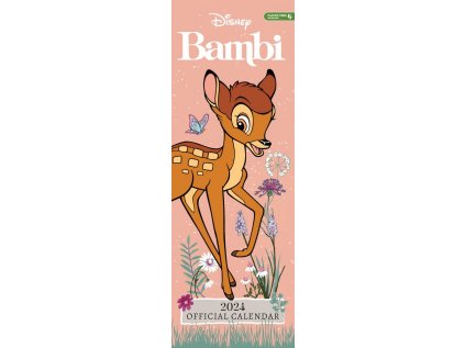 KALENDÁŘ 2024 SLIM|DISNEY  BAMBI (14,9 x 42 cm)