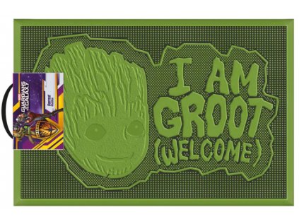 ROHOŽKA GUMOVÁ|GUARDIANS OF GALAXY  60 x 40 cm|I AM GROOT WELCOME