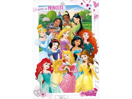 PLAKÁT 61 x 91,5 cm|DISNEY  I AM A PRINCESS