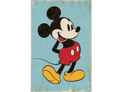 PLAKÁT 61 x 91,5 cm|DISNEY  MICKEY MOUSE|RETRO