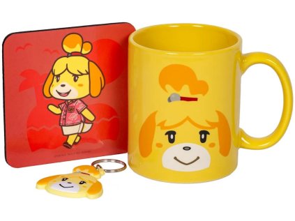 DÁRKOVÝ SET3 HRNEK|ANIMAL CROSSING  HRNEK-TÁCEK-KLÍČENKA