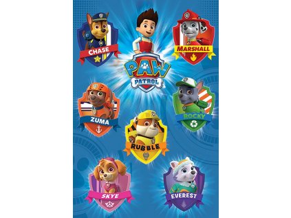 PLAKÁT 61 x 91,5 cm|PAW PATROL  CREST