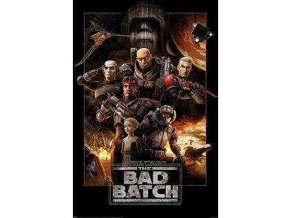 PLAKÁT 61 x 91,5 cm|STAR WARS  THE BAD BATCH|MONTAGE