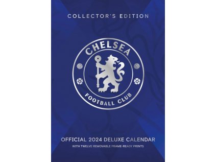 KALENDÁŘ 2024 DELUXE|FOTBAL  FC CHELSEA (29,7 x 42 cm)