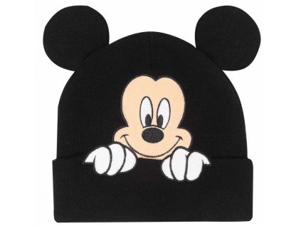 ČEPICE ZIMNÍ|DISNEY|MICKEY MOUSE  MICKEY FACE S UŠIMA