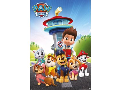 PLAKÁT 61 x 91,5 cm|PAW PATROL  READY FOR ACTION