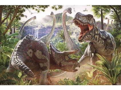 PLAKÁT 61 x 91,5 cm|JURASSIC PARK  DINOSAUR BATTLE