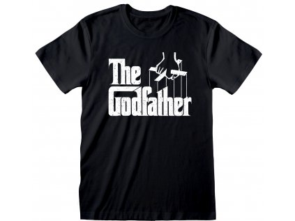 TRIČKO PÁNSKÉ|THE GODFATHER  LOGO|ČERNÉ