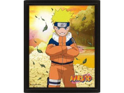 OBRÁZEK 3D|26 x 20 cm  NARUTO|HIDDEN LEAF RIVALS