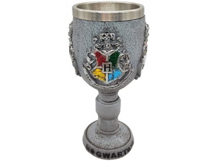 POHÁR 3D NEREZOVÝ|HARRY POTTER  HOGWARTS CREST|VÝŠKA 20 cm