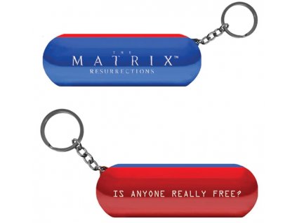 PŘÍVĚSEK NA KLÍČE 3D|THE MATRIX  RED AND BLUE PILL