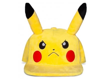 ČEPICE KŠILTOVKA|SNAPBACK|POKÉMON  ANGRY PIKACHU S UŠIMA