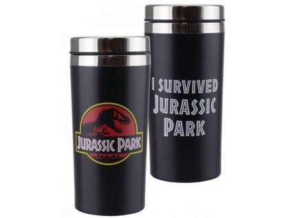 HRNEK CESTOVNÍ NEREZ|TERMO S VÍČKEM  450 ml|JURASSIC PARK|LOGO