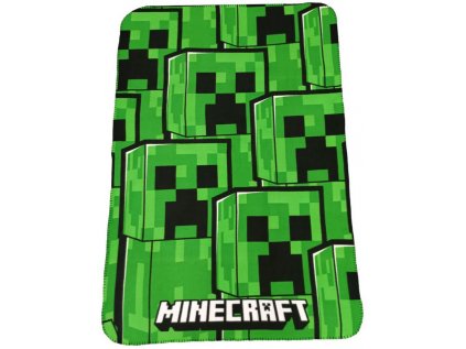 DEKA FLEECE SHERPA|MINECRAFT  CREEPER|100 x 140 cm