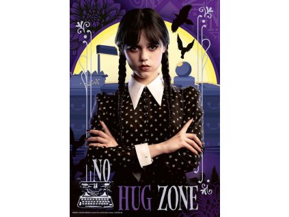 PUZZLE 300 KUSŮ|NETFLIX|WEDNESDAY  NO HUG ZONE|27 x 39 cm