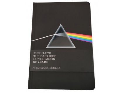 BLOK|ZÁPISNÍK A5|PREMIUM  PINK FLOYD|THE DARK SIDE OF MOON