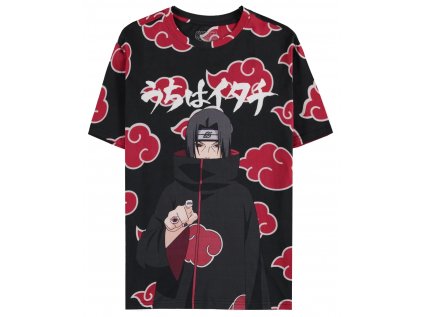 TRIČKO PÁNSKÉ|NARUTO SHIPPUDEN  ITACHI CLOUDS|ČERNÉ