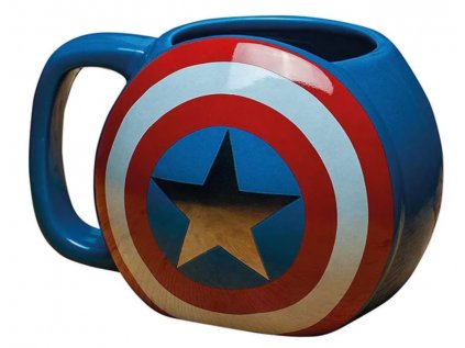 HRNEK KERAMICKÝ 3D|MARVEL  300 ml|CAPTAIN AMERICA