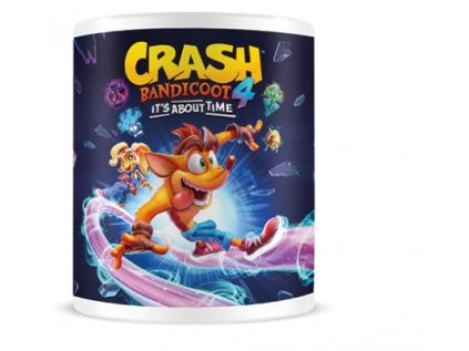 HRNEK KERAMICKÝ|CRASH BANDICOOT 4  315 ml|IT'S ABOUT TIME