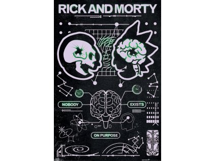 PLAKÁT 61 x 91,5 cm|RICK AND MORTY  CLASSRICKAL