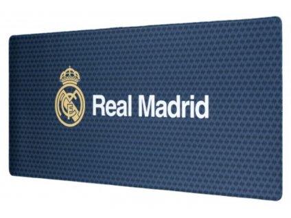 PODLOŽKA HERNÍ|FC REAL MADRID  LOGO AND CREST|80 x 35 cm