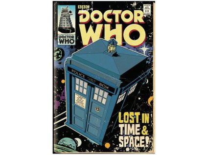 PLAKÁT 61 x 91,5 cm  DOCTOR WHO|TARDIS COMIC