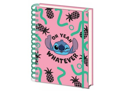 BLOK|ZÁPISNÍK A5|KROUŽKOVÁ VAZBA  LILO & STITCH|YOU'RE MY FAVE