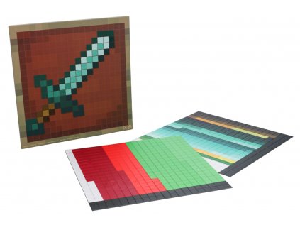 MAGNETY SET|MINECRAFT  PIXEL CRAFT|19 x 22 cm
