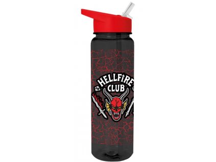LÁHEV NA PITÍ PLASTOVÁ  STRANGER THINGS|HELLFIRE CLUB