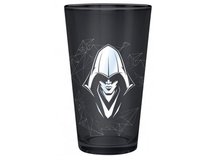 SKLENICE SKLO ČIRÉ|ASSASIN'S CREED  400 ml|ASSASSIN AND LOGO