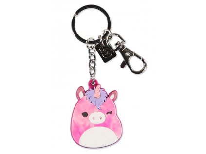 PŘÍVĚSEK NA KLÍČE|SQUISHMALLOWS  UNICORN LOLA|3 x 3 cm