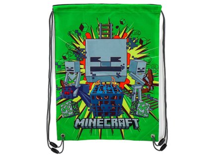 PYTLÍK GYM BAG|MINECRAFT  SKELETON|31 x 42 cm