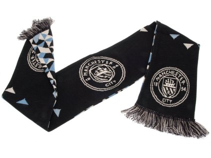 ŠÁLA PLETENÁ|MANCHESTER CITY FC  LARGE CLUB CREST|152 x 19 cm