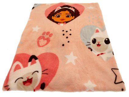 DEKA FLEECE|GABBY'S DOLLHOUSE  GABBY AND PANDY PAWS|100 x 150 cm