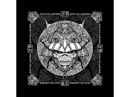 ŠÁTEK|IRON MAIDEN  SENJUTSU SAMURAI EDDIE|55 x 55 cm