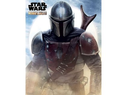 PLAKÁT 40 x 50 cm|THE MANDALORIAN  IN THE SAND